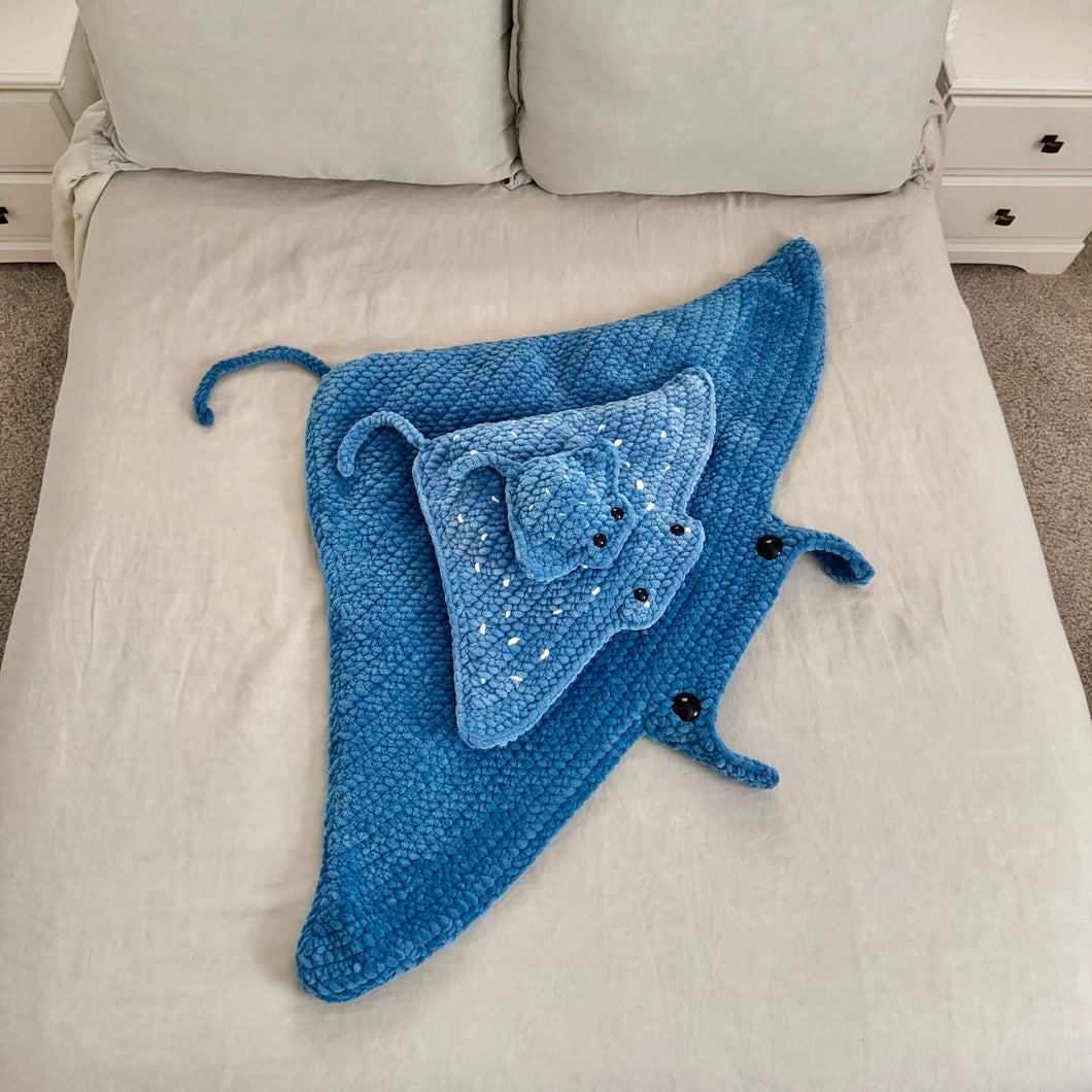 3-Pattern Pack: Manta, Mega and Mini Ray Pattern Set