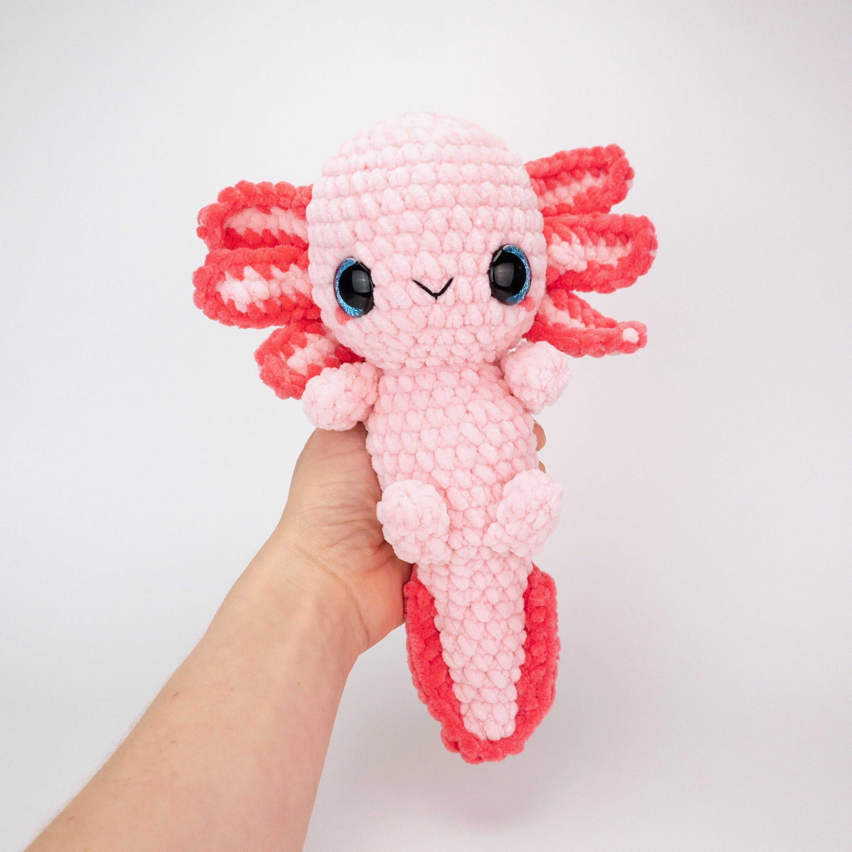 Crochet Axolotl Tutorial: Assembly 